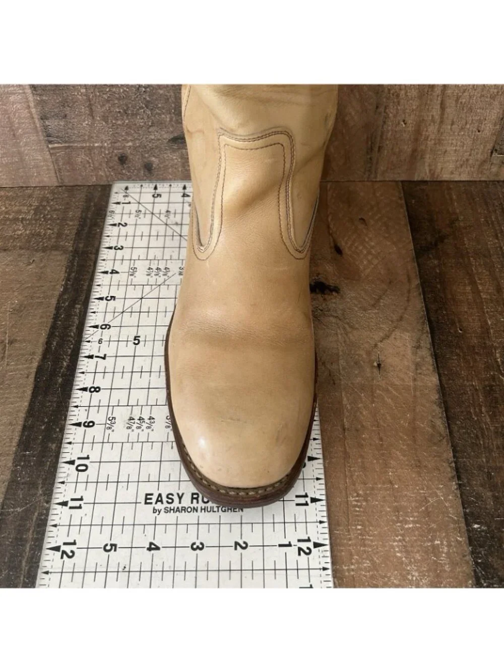 Hytest Vintage Campus Banana Safety Toe Boots Mens 8 D